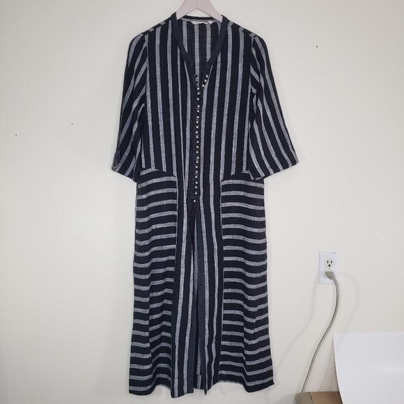 Soft Surroundings Moroccan Topper Cotton Split Side Top Small - Picture 5 of 6